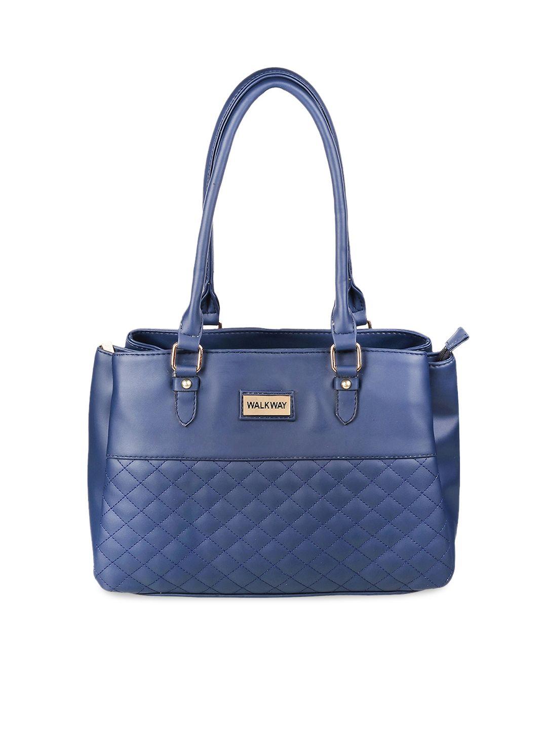 walkway by metro textured quilted structured shoulder bag