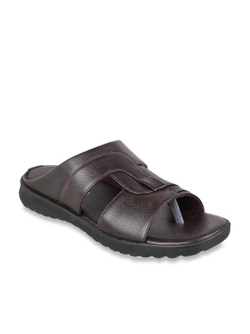 walkway men's dark brown casual sandals