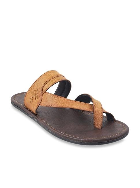 walkway men's tan cross strap sandals
