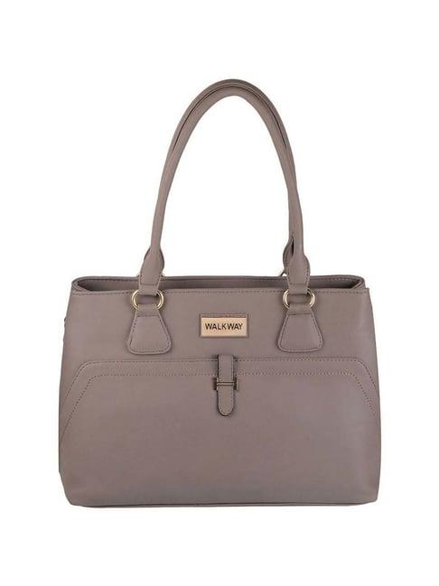 walkway brown solid large handbag