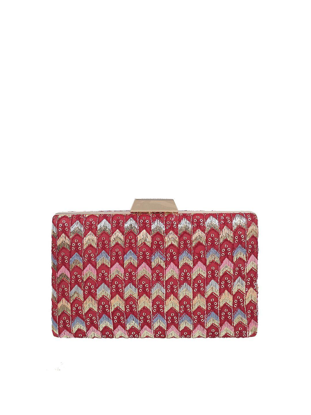 walkway by metro embellished box clutch