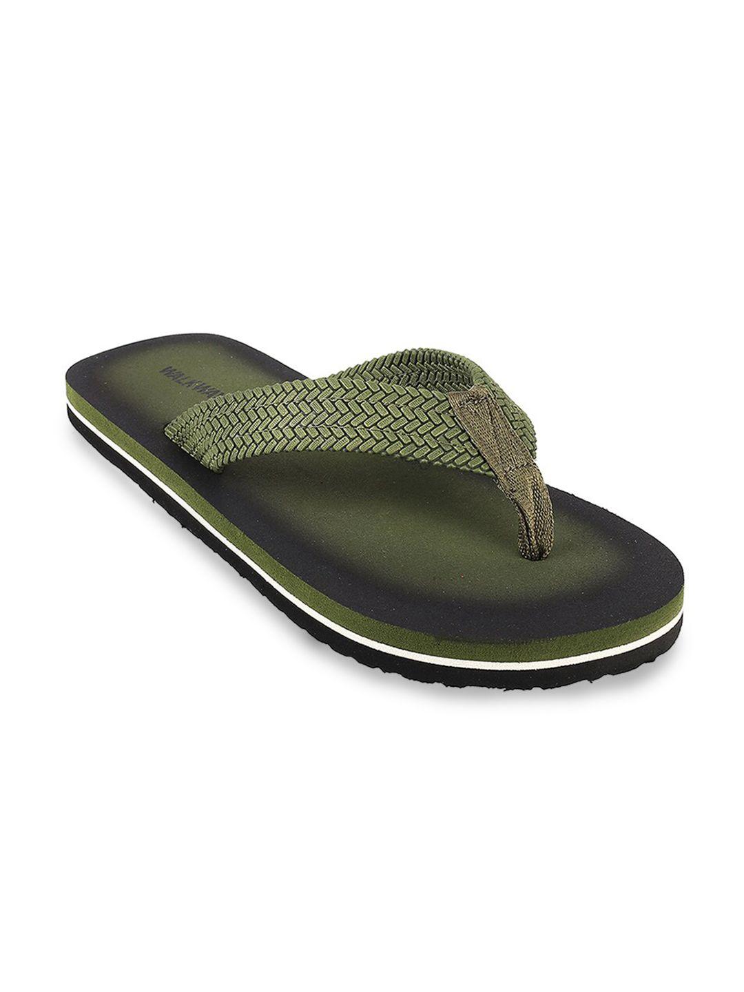 walkway by metro men olive green thong flip-flops