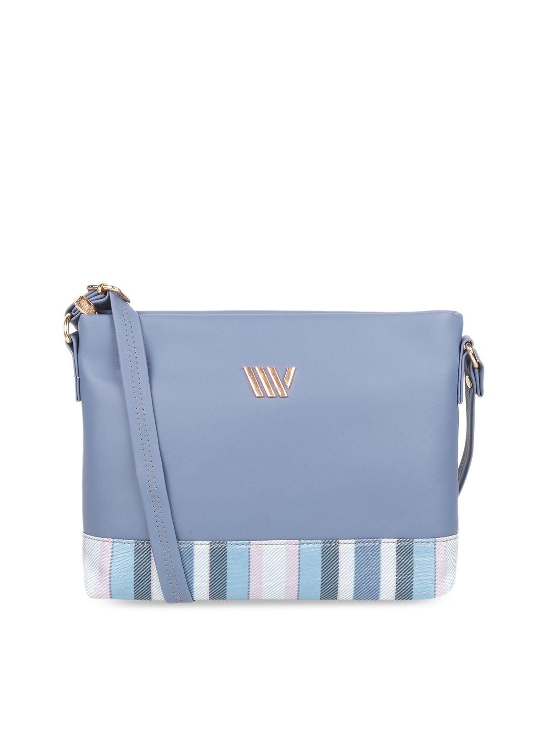 walkway by metro striped structured sling bag