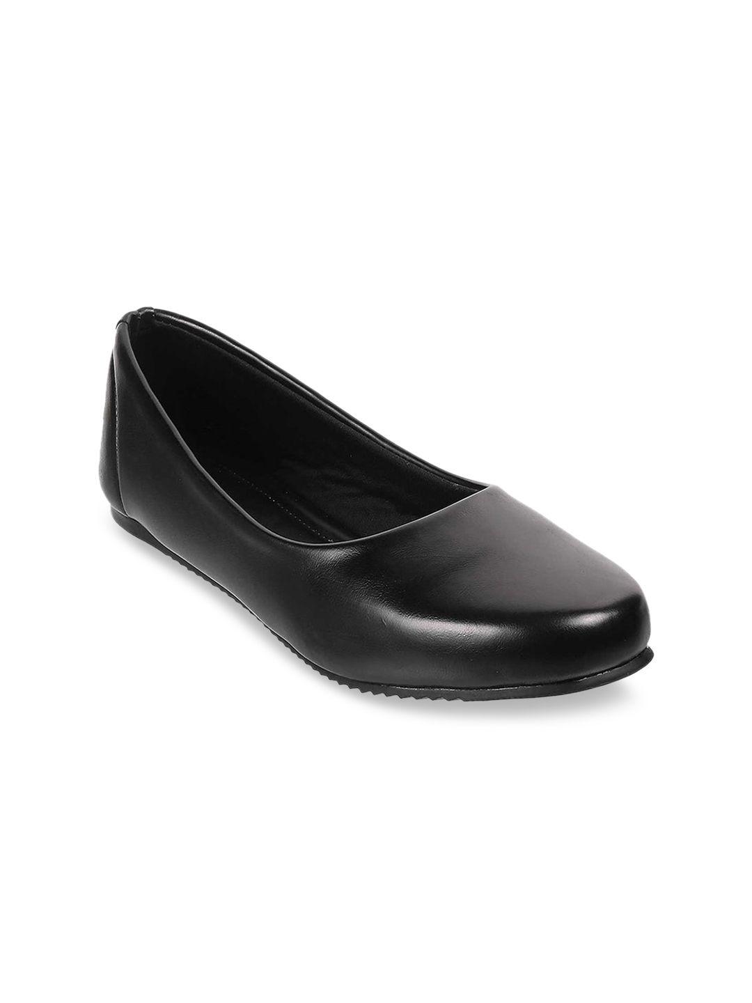 walkway by metro women black ballerinas flats