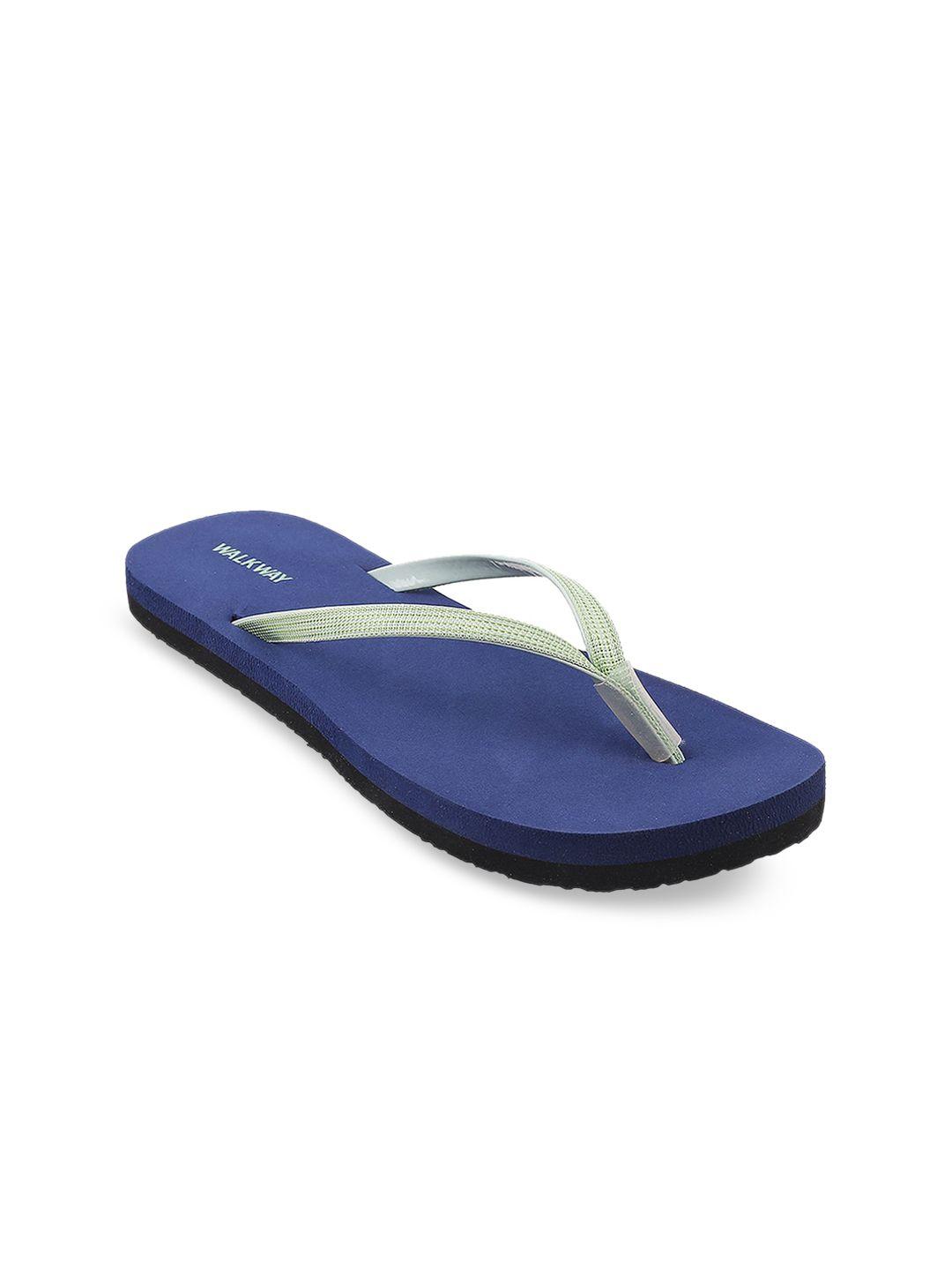 walkway by metro women blue t-strap flats