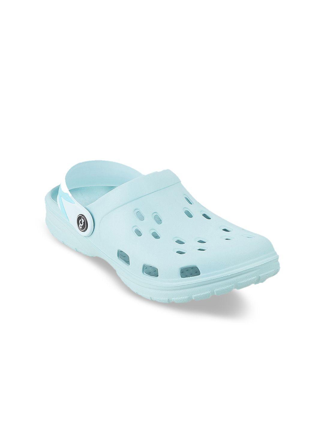 walkway by metro women turquoise blue solid clogs
