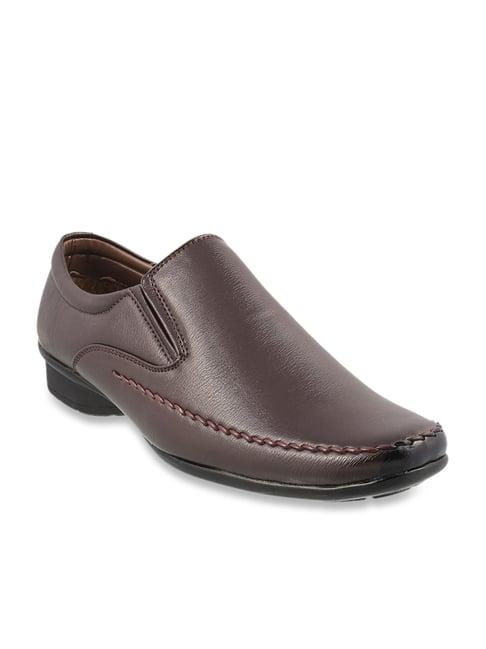 walkway men's brown casual slip-ons