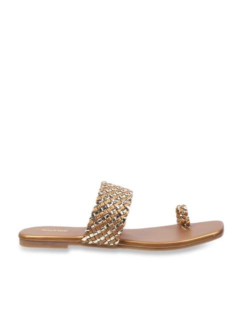 walkway women's copper toe ring sandals