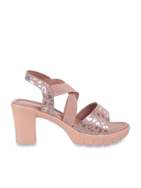 walkway women's peach cross strap sandals