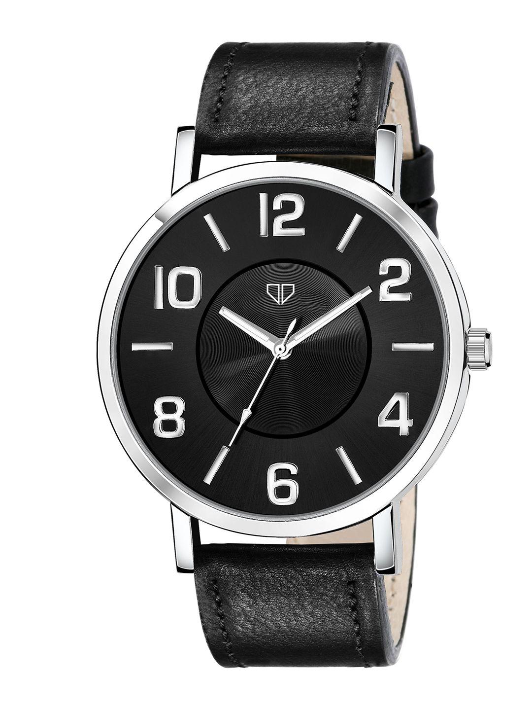 walrus men black analogue watch wwtm-opus-iii-020207