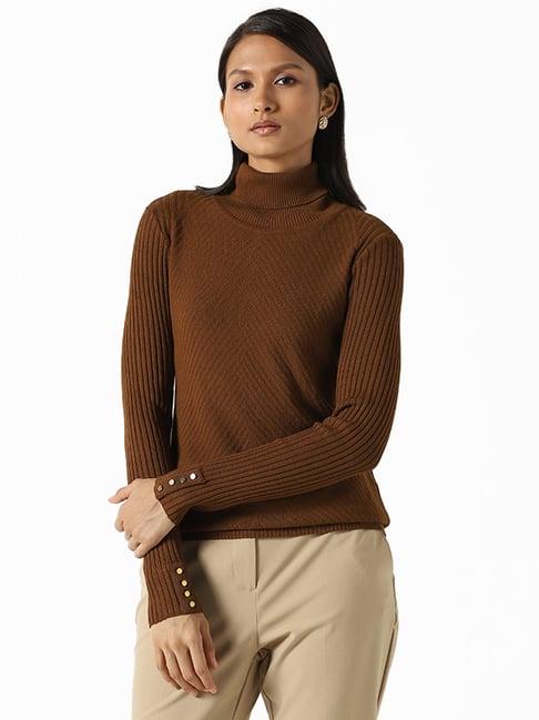 wardrobe by westside brown sweater