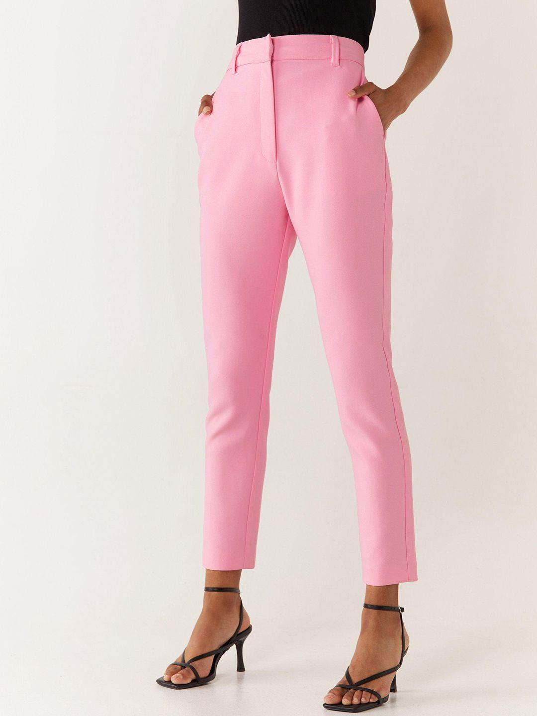 warehouse women skinny fit cropped trousers