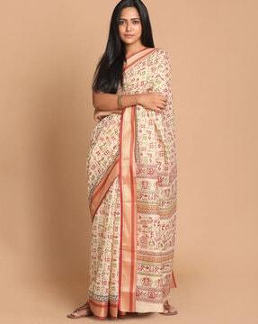 warli print gadwal saree