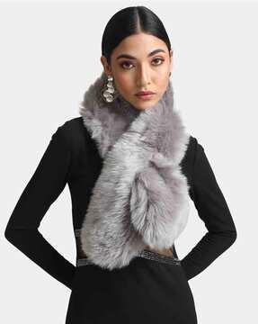 warm fur scarf