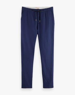 warren cotton-linen twill joggers