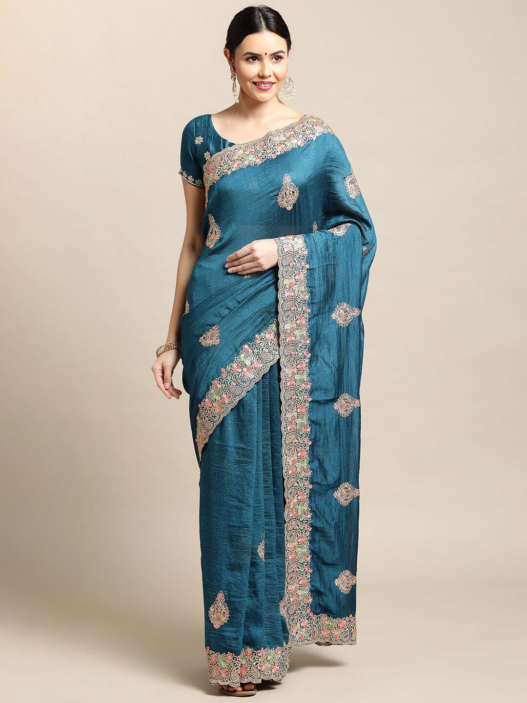 warthy ent embroidered saree