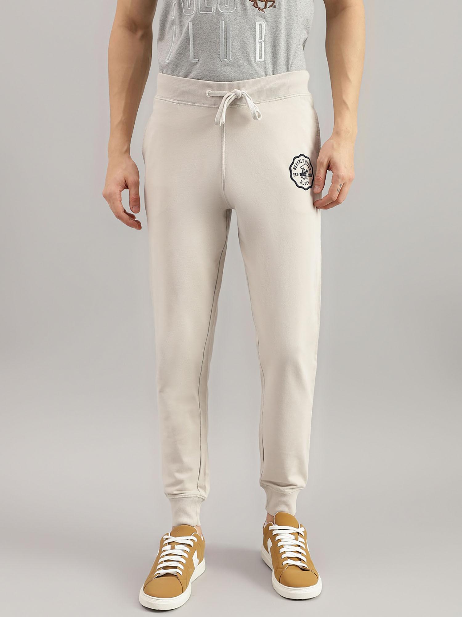 wash out joggers off white