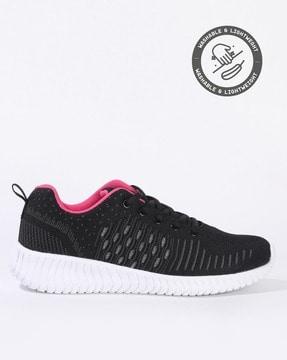 washable lace-up sports shoes