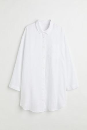 washed linen nightshirt