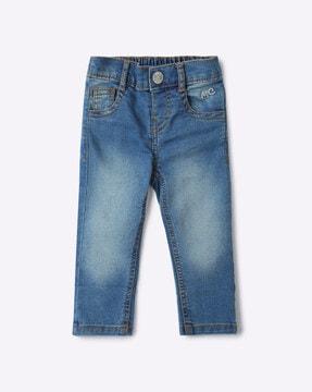 washed cotton jeans