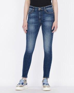 washed super skinny fit jeans