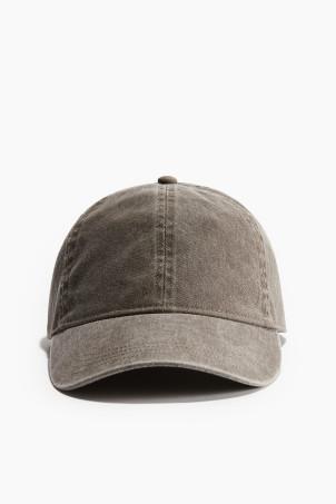 washed twill cap