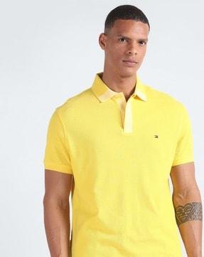 wcc mouline placement regular fit polo t-shirt