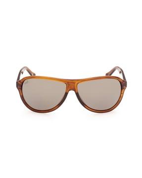 we0301 62 52q uv-protected full-rim oval sunglasses