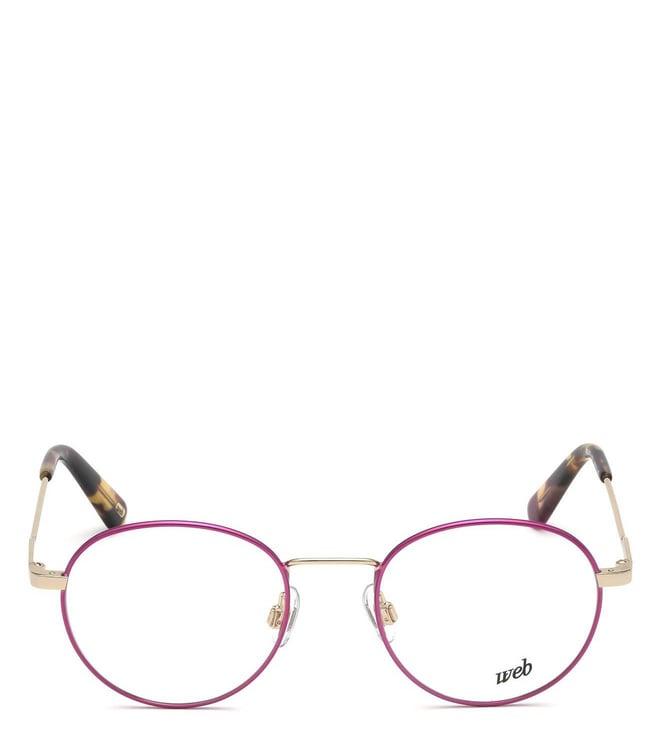 we52724832a uv protected italy designed oval frames for women