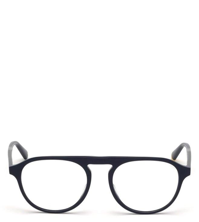 we529052090 uv protected italy designed oval frames for men