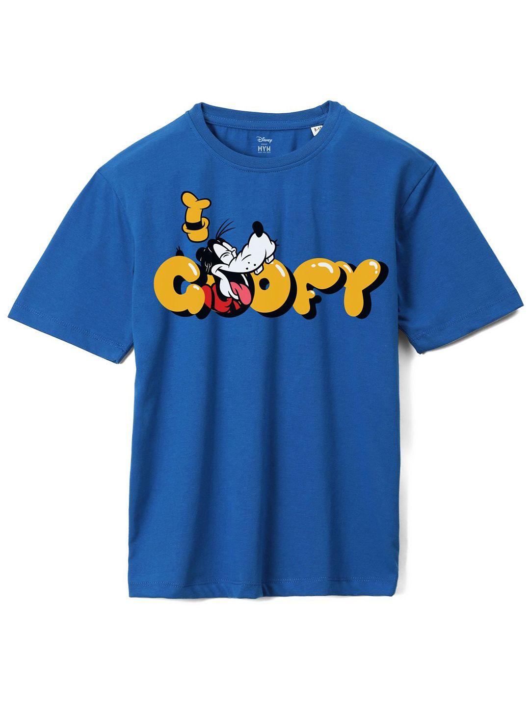 wear your mind boys goofy printed pockets loose cotton t-shirt