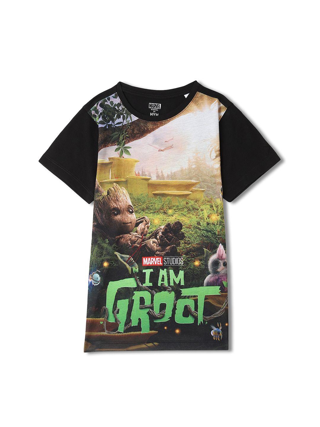 wear your mind boys groot printed t-shirt