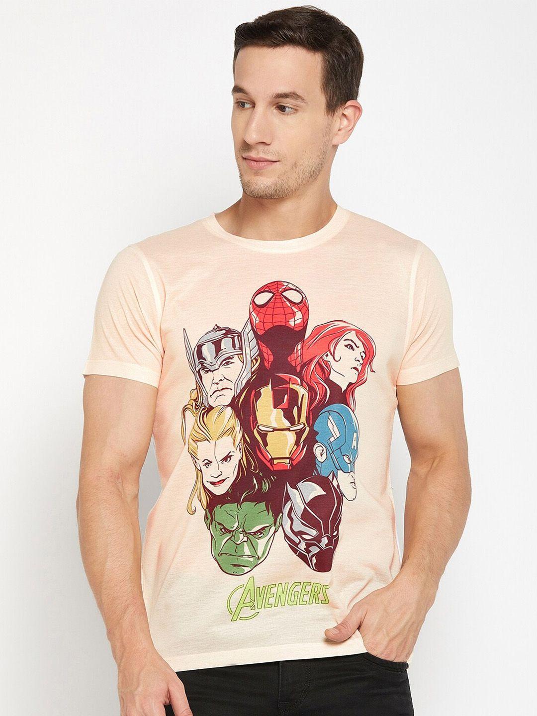 wear your mind avengers printed casual t-shirt
