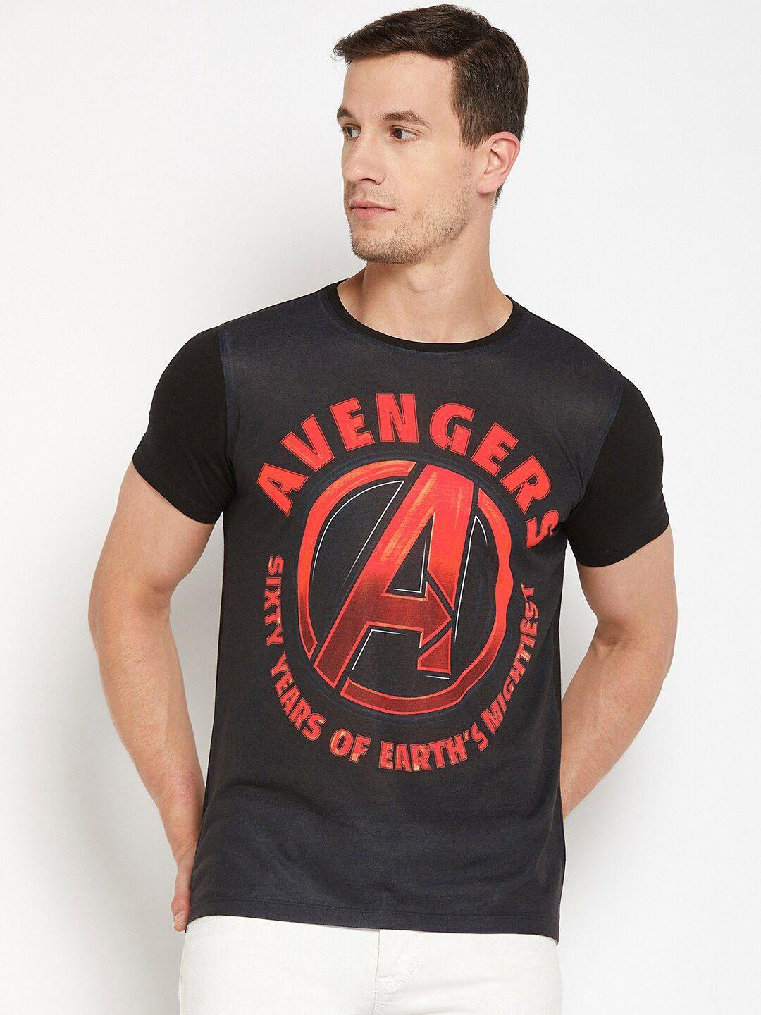 wear your mind avengers printed t-shirt