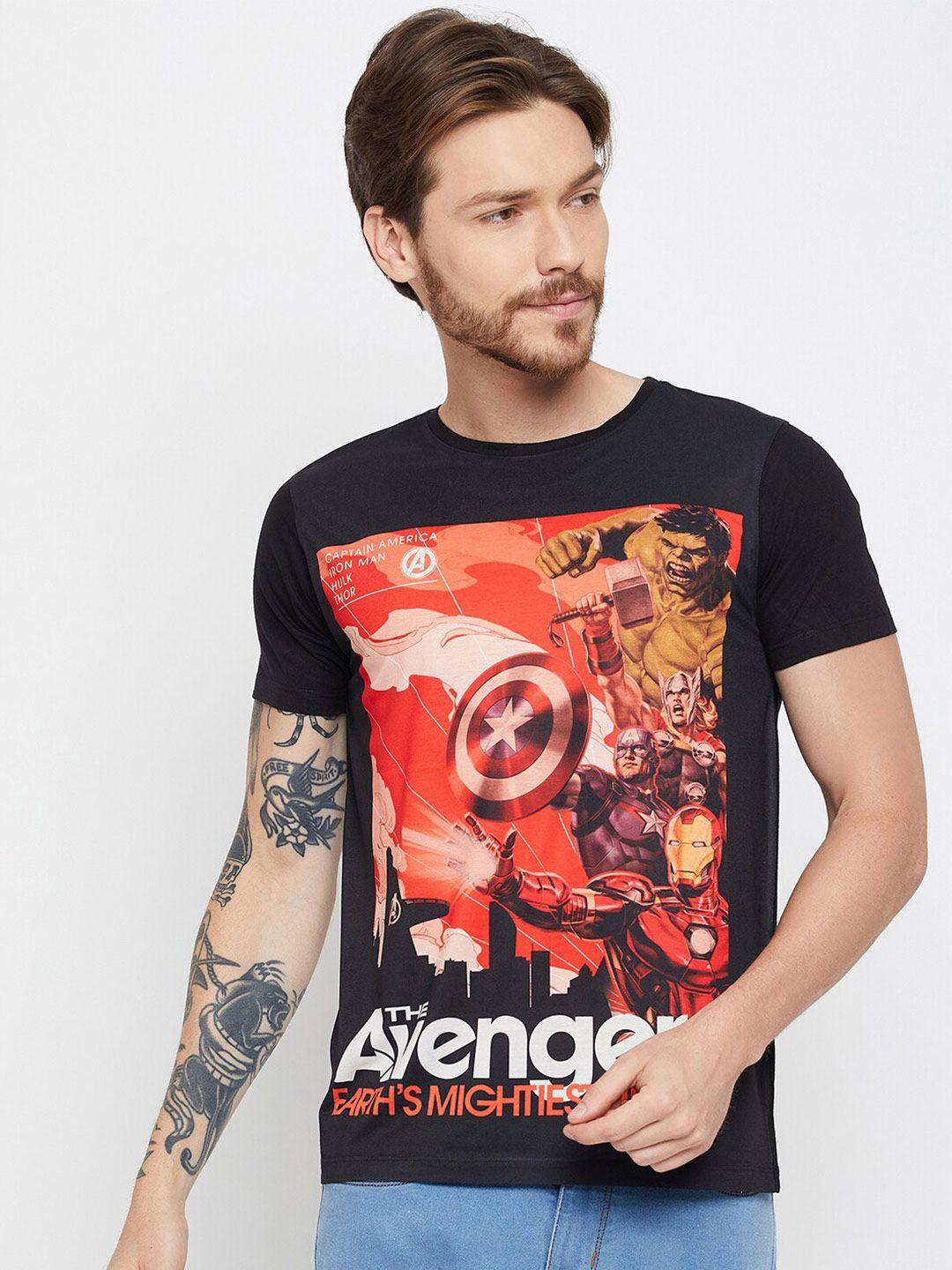 wear your mind avengers printed t-shirt