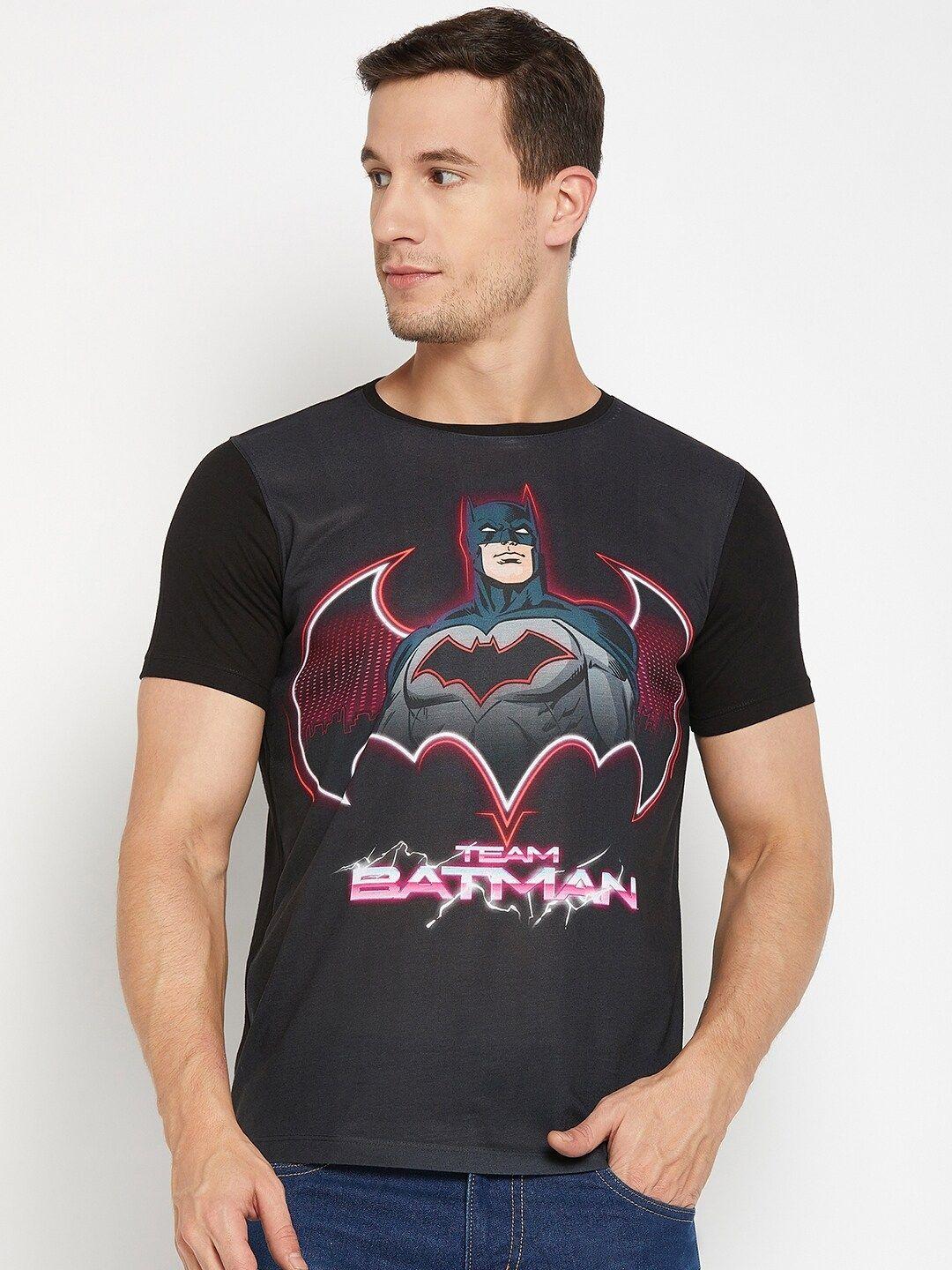 wear your mind batman printed t-shirt