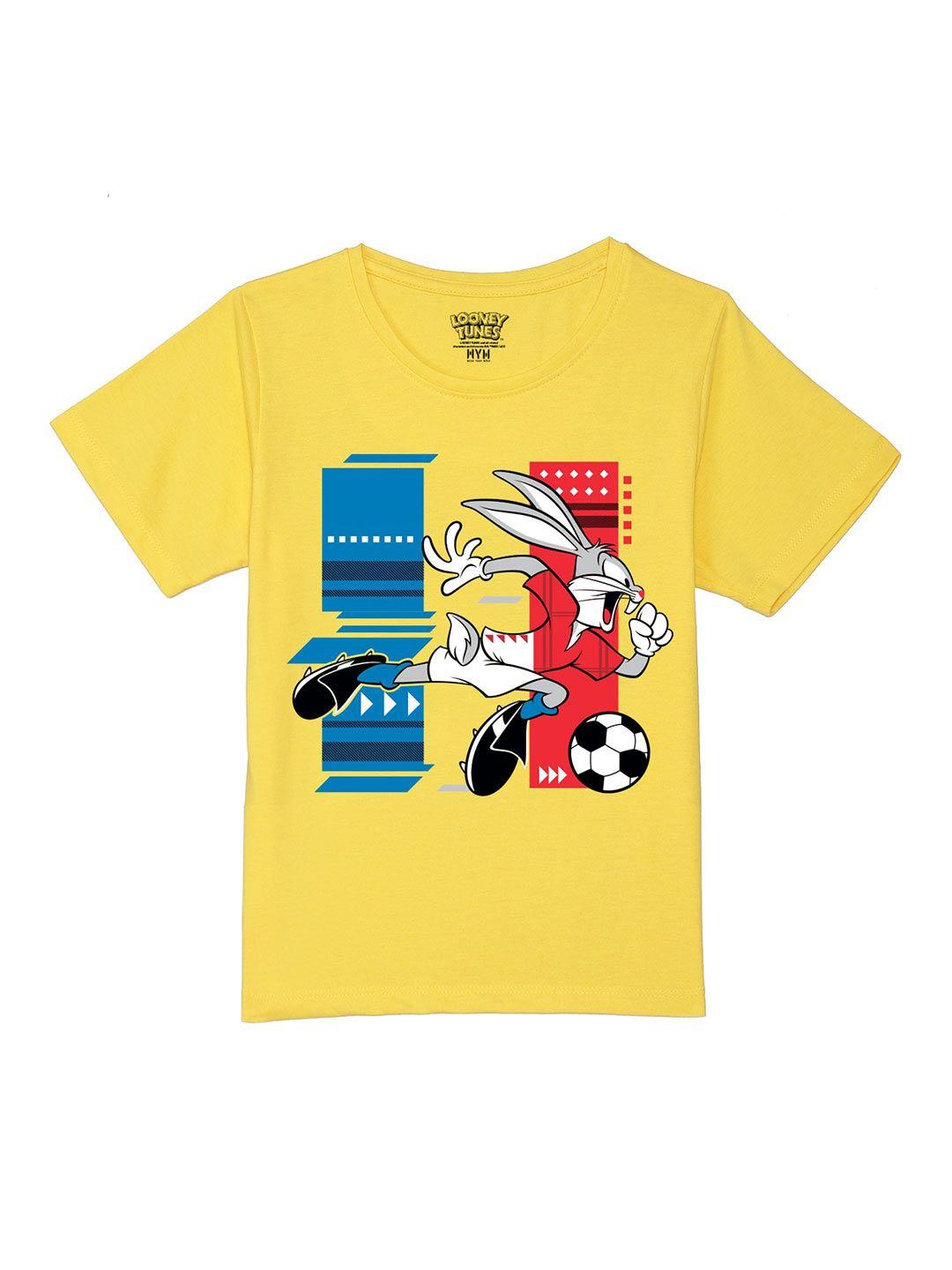 wear your mind boys bugs bunny printed cotton t-shirt