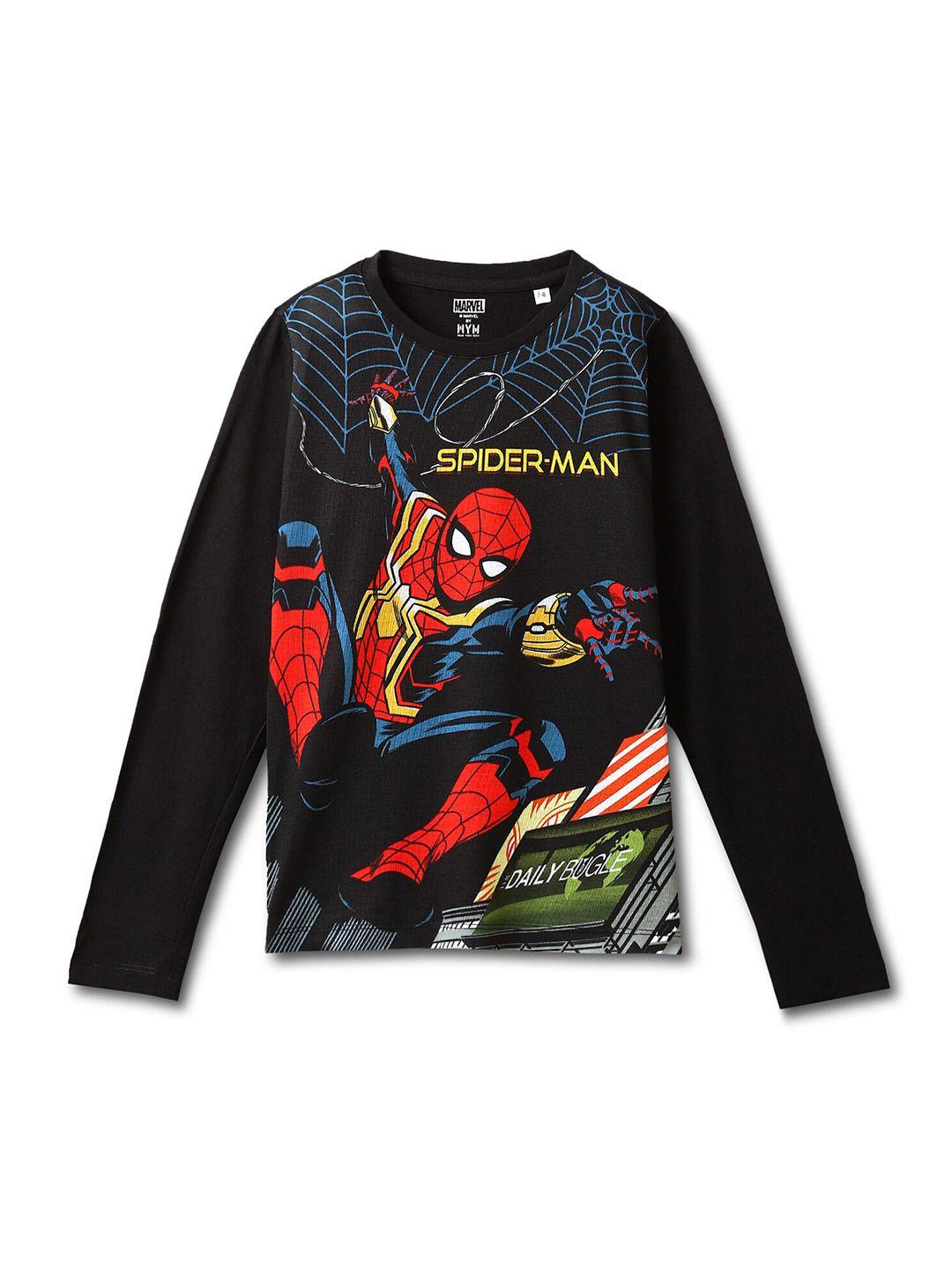 wear your mind boys spider-man printed t-shirt