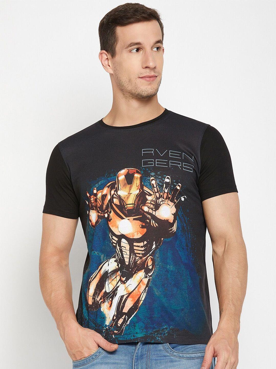 wear your mind graphic iron man printed t-shirt