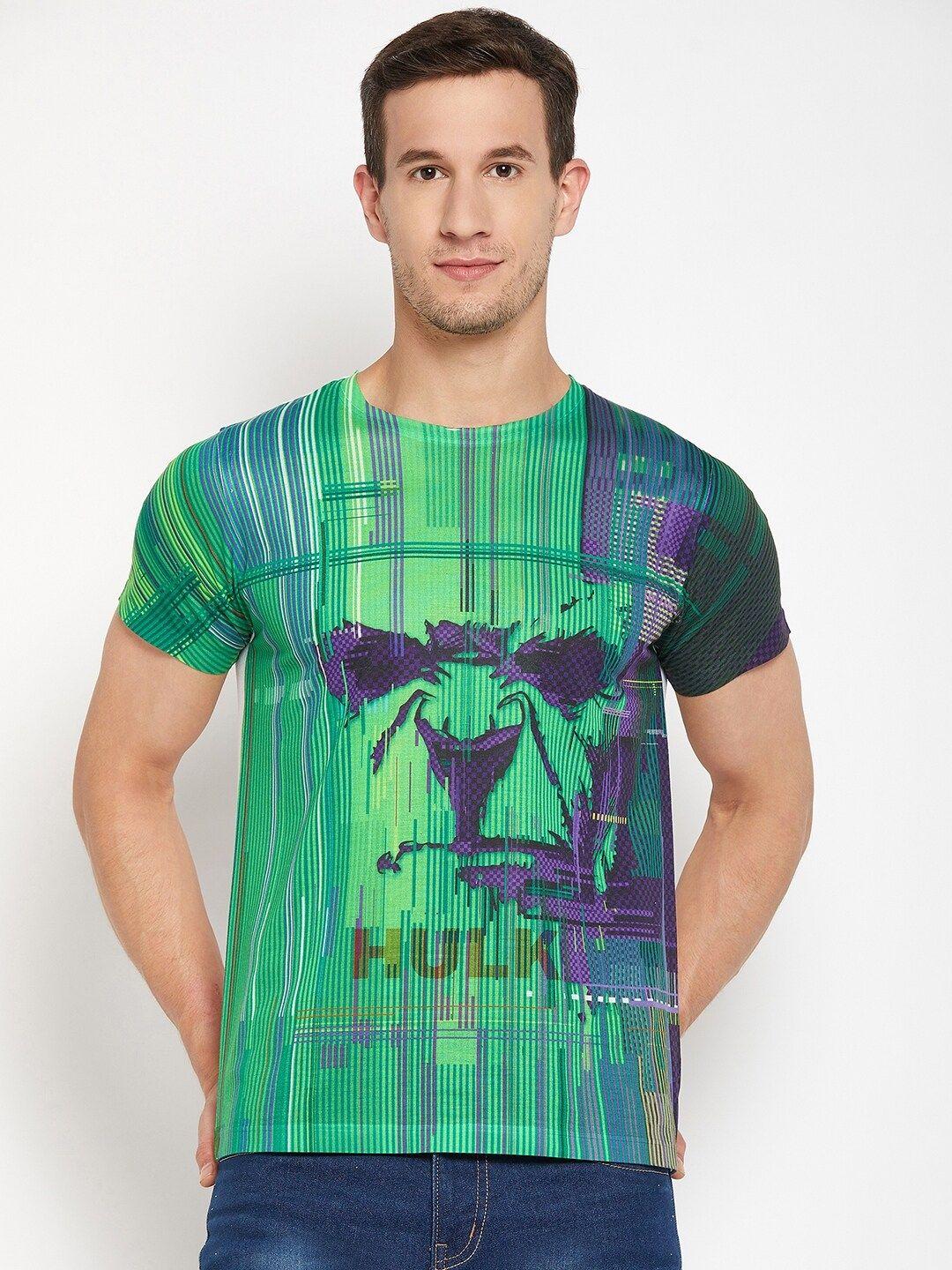 wear your mind hulk printed t-shirt