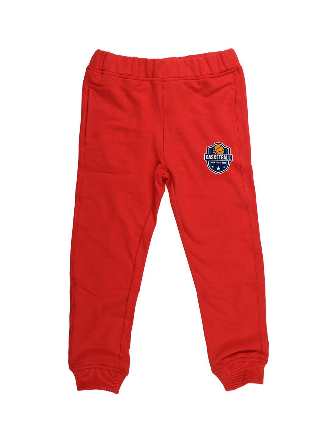 wear your mind kids red solid joggers