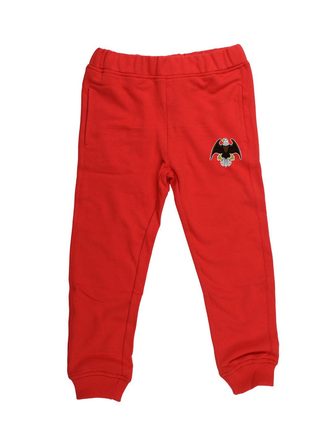 wear your mind kids red solid joggers