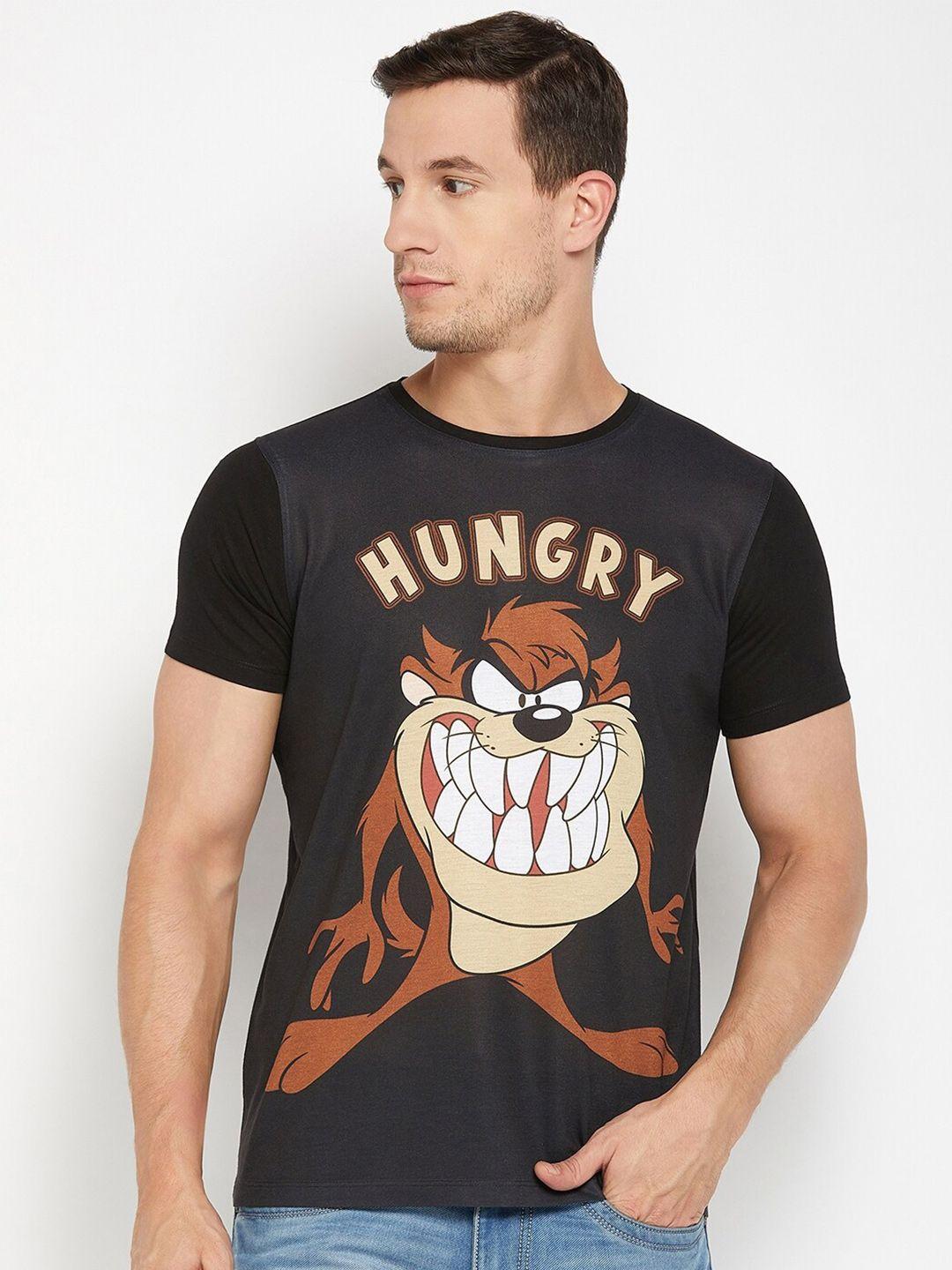 wear your mind looney tunes printed t-shirt