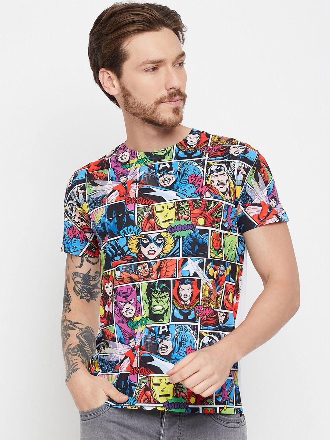 wear your mind marvel printed t-shirt