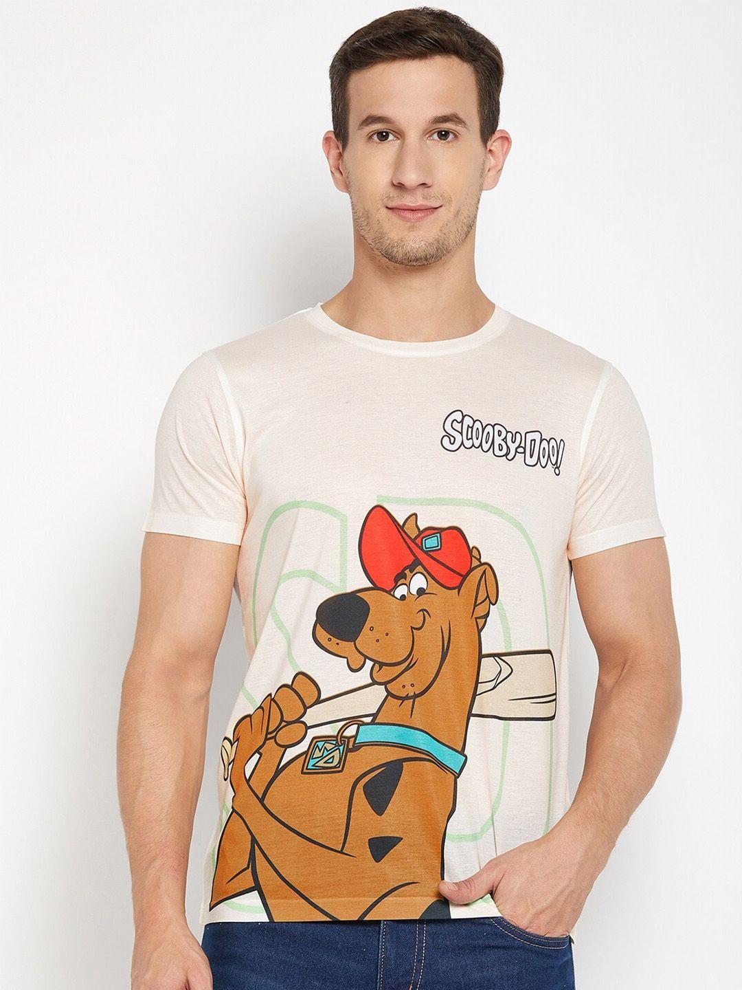 wear your mind scooby doo printed t-shirt