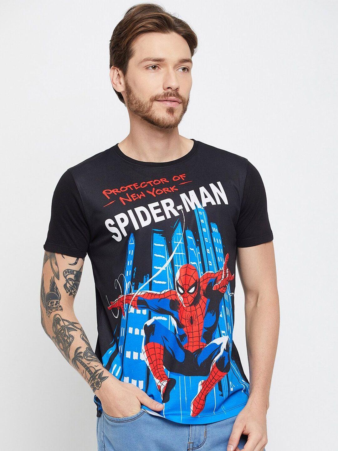 wear your mind spider man printed round neck t-shirt