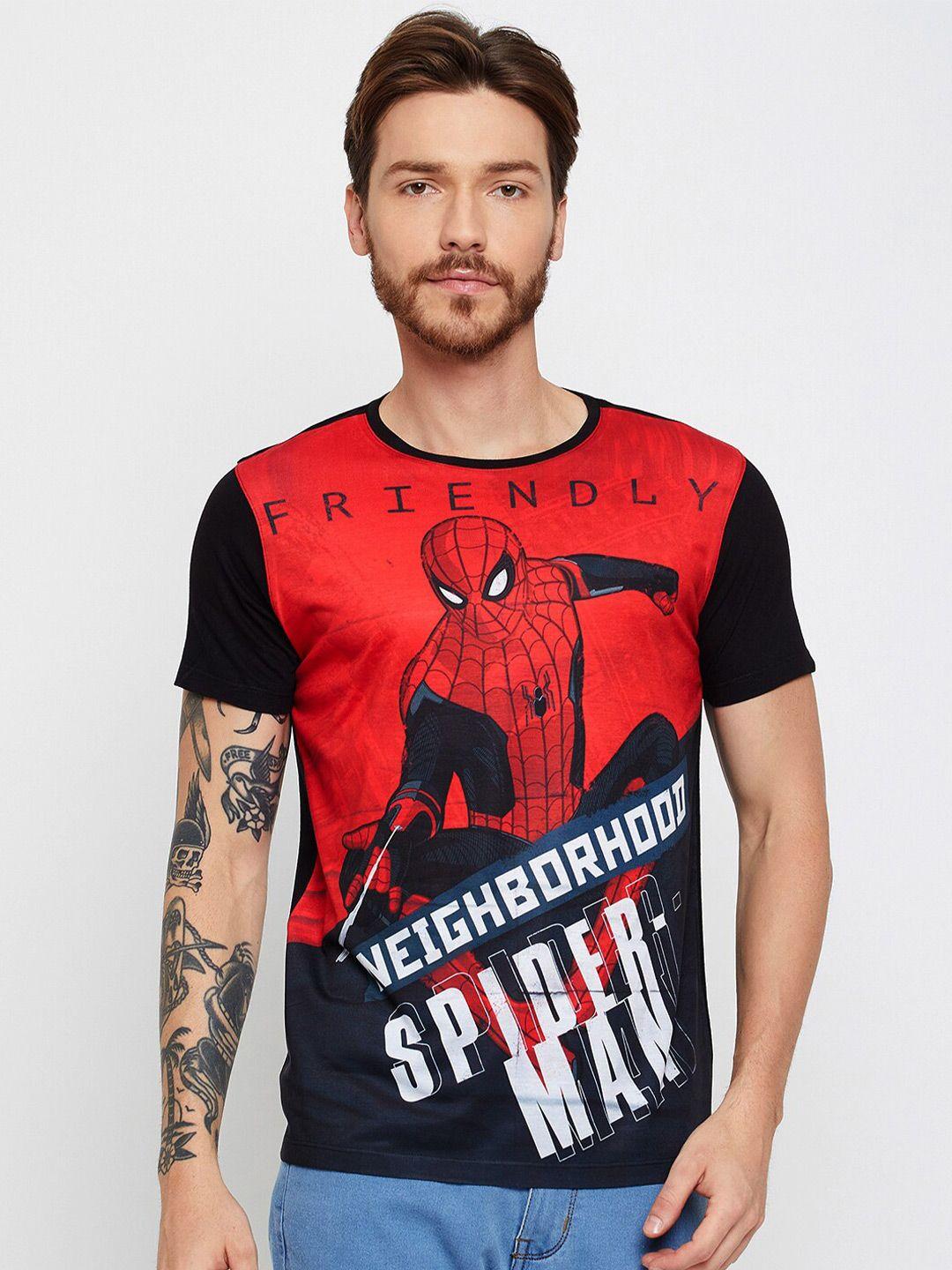 wear your mind spider man printed round neck t-shirt