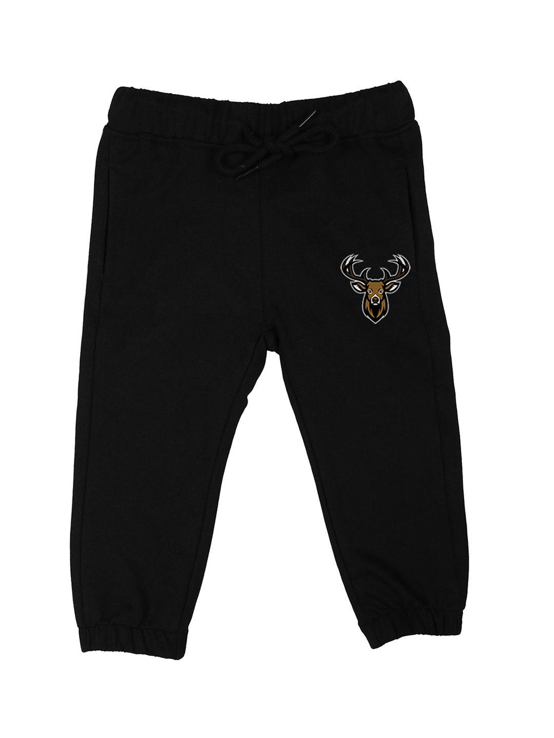 wear your mind unisex black solid straight fit joggers