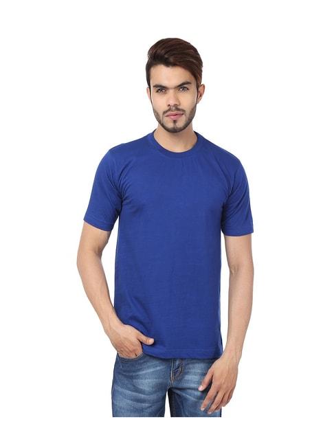 weardo-royal-blue-cotton-t-shirt