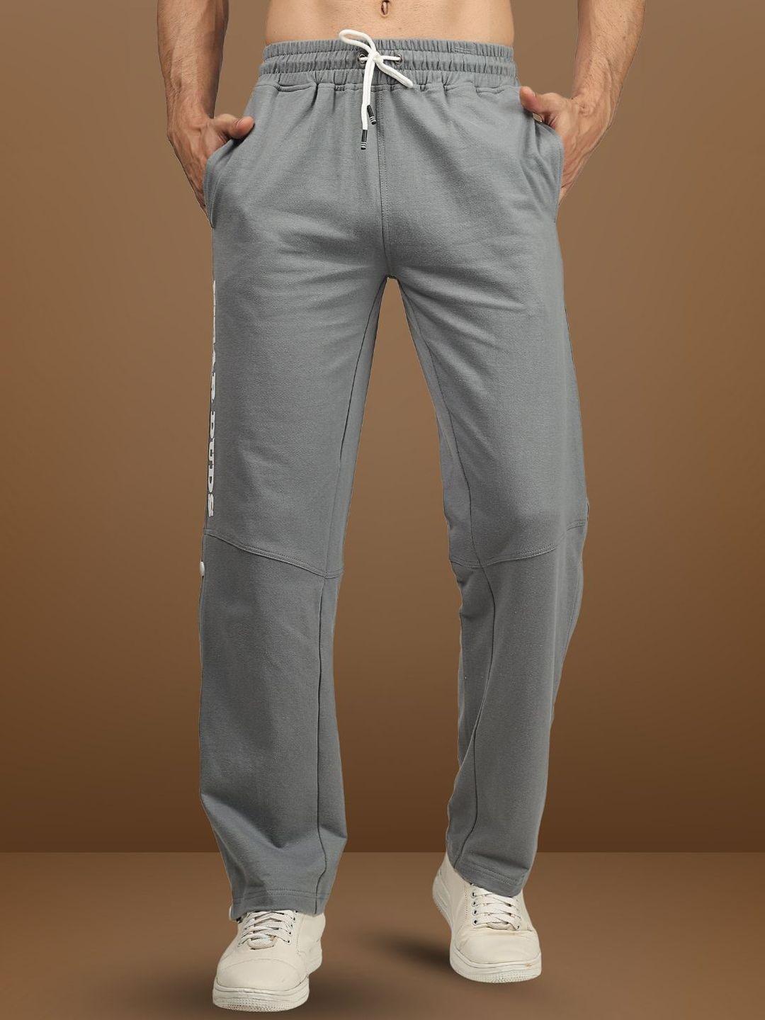 wearduds men pure cotton relaxed fit track pants